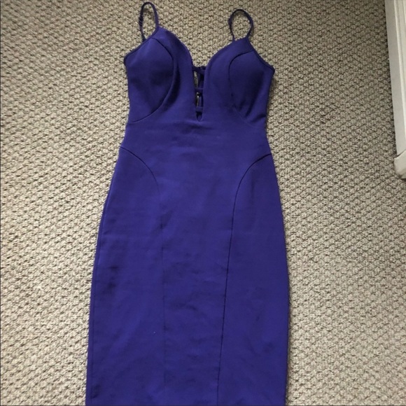 ❌SOLD❌Bebe Purple Bodycon Dress - Picture 4 of 6